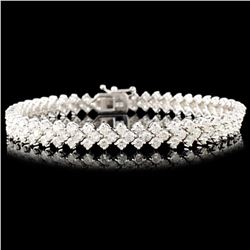 18K Gold 6.00ctw Diamond Bracelet