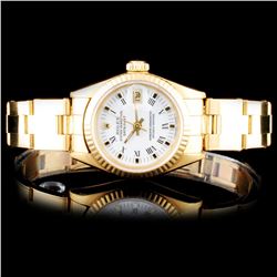 Rolex YG DateJust Ladies Watch