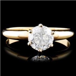 14K Gold 0.78ct Diamond Ring