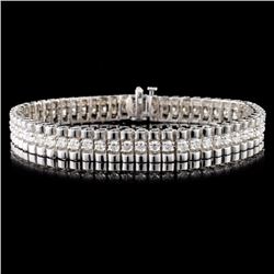 14K Gold 4.24ctw Diamond Bracelet