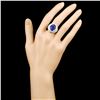 Image 4 : 18K Gold 9.73ct Tanzanite & 3.14ctw Diamond Ring