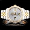 Image 1 : Rolex Two Tone DateJust 2.00ct Diamond Watch
