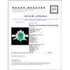 Image 5 : 18K Gold 1.01ct Emerald & 0.57ctw Diamond Ring