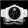 Image 1 : Rolex SS DateJust 3.00ct Diamond Wristwatch