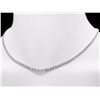 Image 3 : ^18k White Gold 8.50ct Diamond Necklace