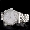 Image 2 : Rolex SS DateJust 1.00ct Diamond Men's Watch