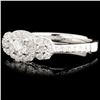 Image 2 : 18K Gold  0.71ctw Diamond Ring