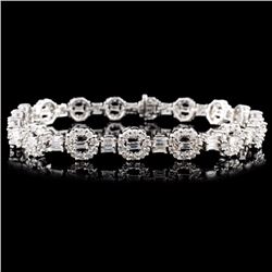 18K Gold 4.54ctw Diamond Bracelet