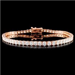 14K Gold 5.20ctw Diamond Bracelet