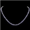 Image 1 : `14k Gold 35ct Tanzanite 1.75ct Diamond Necklace