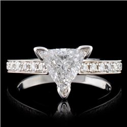 18K White Gold 1.15ctw Diamond Ring
