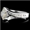 Image 2 : 14K Gold 0.96ctw Diamond Ring