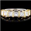 Image 1 : 18K Gold 1.20ctw Diamond Ring