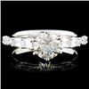 Image 1 : 18K Gold 1.50ctw Diamond Ring