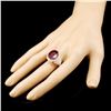 Image 3 : 18K Rose Gold 6.07ct Ruby & 2.48ctw Diamond Ring