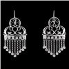 Image 1 : 18K White Gold 0.51ct Diamond Earrings
