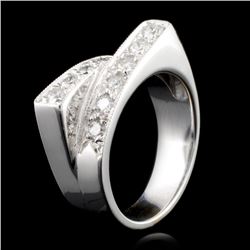 14K Gold 0.88ctw Diamond Ring