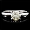 Image 1 : 14K Gold 0.81ctw Diamond Ring