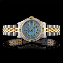 Rolex YG/SS DateJust 1.00ct Diamond Ladies watch