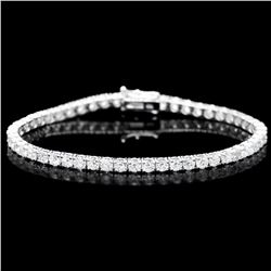 ^18k White Gold 7.50ct Diamond Bracelet