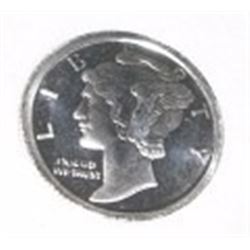 SILVER MERCURY HEAD DIME 1/10oz .999 FINE SILVER *MS HIGH GRADE*!! MERCURY HEAD CAME OUT OF SAFE BOX