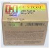 Image 1 : 10 boxes Hornady 90102 380ACP Hornady XTP JHP 90GR (250 ROUNDS) .090255901023