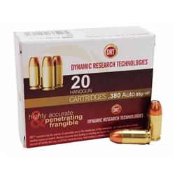 10 BOXES Dynamic Research 81155 Terminal Shock 380ACP +P JHP 85GR (200 ROUNDS) .897409001505