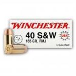 10 BOXES Winchester Ammo USA40SW Best Value USA 40 S&W FMJ 165 GR (500 ROUNDS).020892212350