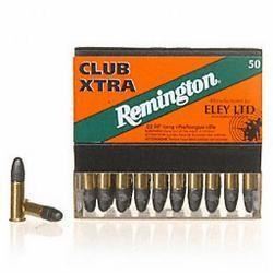 10 BOXES Remington Ammunition RE22CX Eley 22 LR Lead Round Nose 40 GR (500 ROUNDS) .047700009209