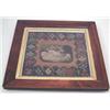 Image 1 : A Victorian tapestry panel in gros and petit point, in rosewood veneered frame, 18.5ins. x 19.75i...