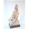 Image 1 : Italian late 19th century, an alabaster group of the Rape of the Sabines, carved with a naked Rom...