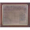 Image 1 : A William IV needlework tablet sampler, silk embroidered on linen with lines of alphabet and numb...