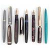 Image 1 : A hard rubber No.6 Swan twist filler, and 4 other pens to include a Montblanc 254 (5)...