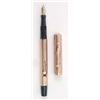 Image 1 : A 9ct gold Waterman's pen with 'line and dot' design...