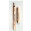 Image 1 : A 15ct gold Swan fountain pen, presented to Teddy Knox (one the the Crazy Gang) in rosette patter...