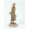 Image 1 : Dominique Alonzo, French early 20th century: A gilt bronze statuette "Cicada", with ivory face, s...