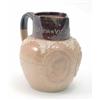 Image 1 : A Doulton Lambeth royal commemorative jug, 1897, salt-glazed stoneware moulded with portrait bust...