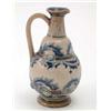 Image 1 : A Doulton Lambeth jug by George Tinworth, pear-shaped body with incised detail and applied rosett...