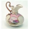 Image 1 : A Locke & Co., Worcester jug, painted with a boating scene against an ivory ground, 5.75in....