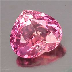 Natural Pink Heart Tourmaline 3.73 Carats - VVS