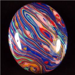 Natural Rainbow Calsilica Cab Gem 14.70 carats
