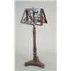 Image 1 : An early Victorian rosewood duet stand with lyre decorated ratcheted stands on turned baluster st...