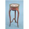 Image 1 : A late 19th century French kingwood and floral marquetry circular occasional table, with gilt met...