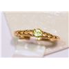 Image 1 : 10K YELLOW GOLD PERIDOT CHILDRENS RING