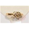 Image 2 : 10K YELLOW GOLD FLORAL CHILDRENS RING