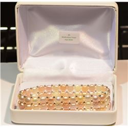 MULTICOLOUR PEARL BRACELET WITH COA