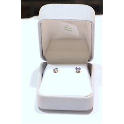 10K YELLOW GOLD TANZANITE EARRINGS