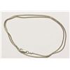 Image 2 : STERLING SILVER (4.8G) ROPE NECKLACE