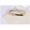 Image 2 : 10K YELLOW GOLD CUBIC ZIRCONIA CHILDRENS RING