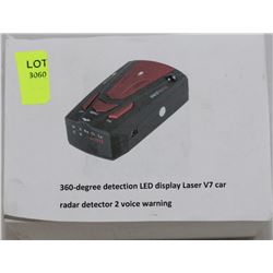 NEW 360 DEGREE RADAR DETECTOR